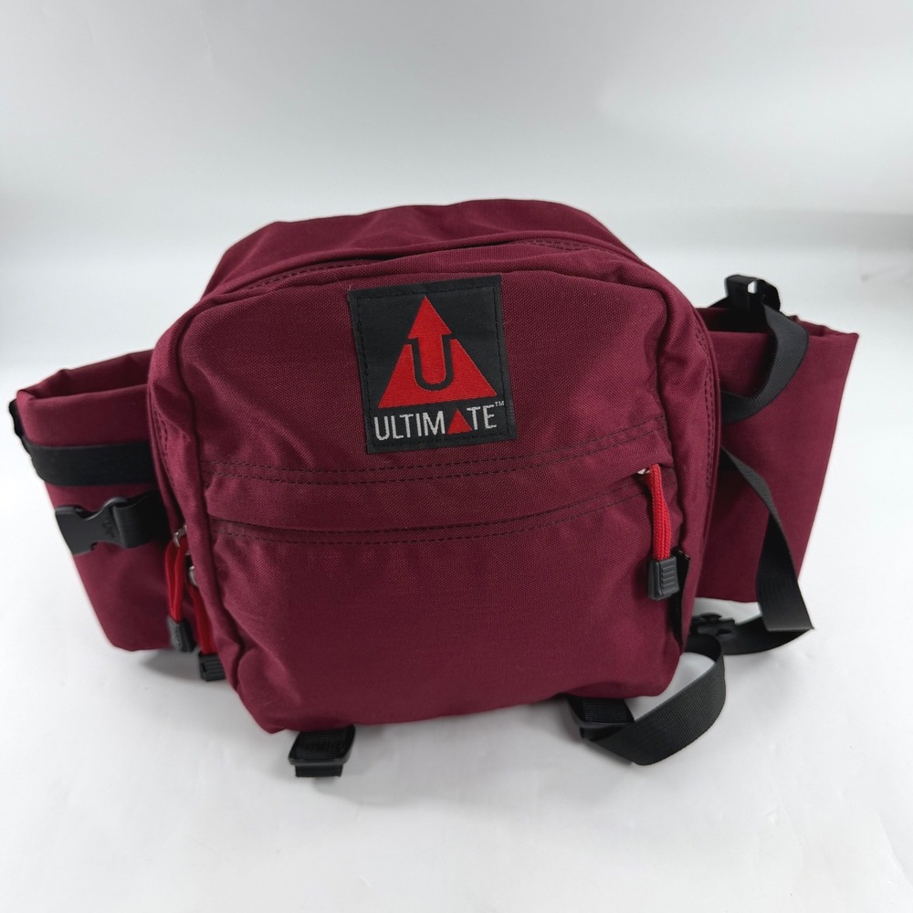 Ultimate Direction Lumbar Pack Waist Bag Burgundy USA Trail Running Hiking Gear